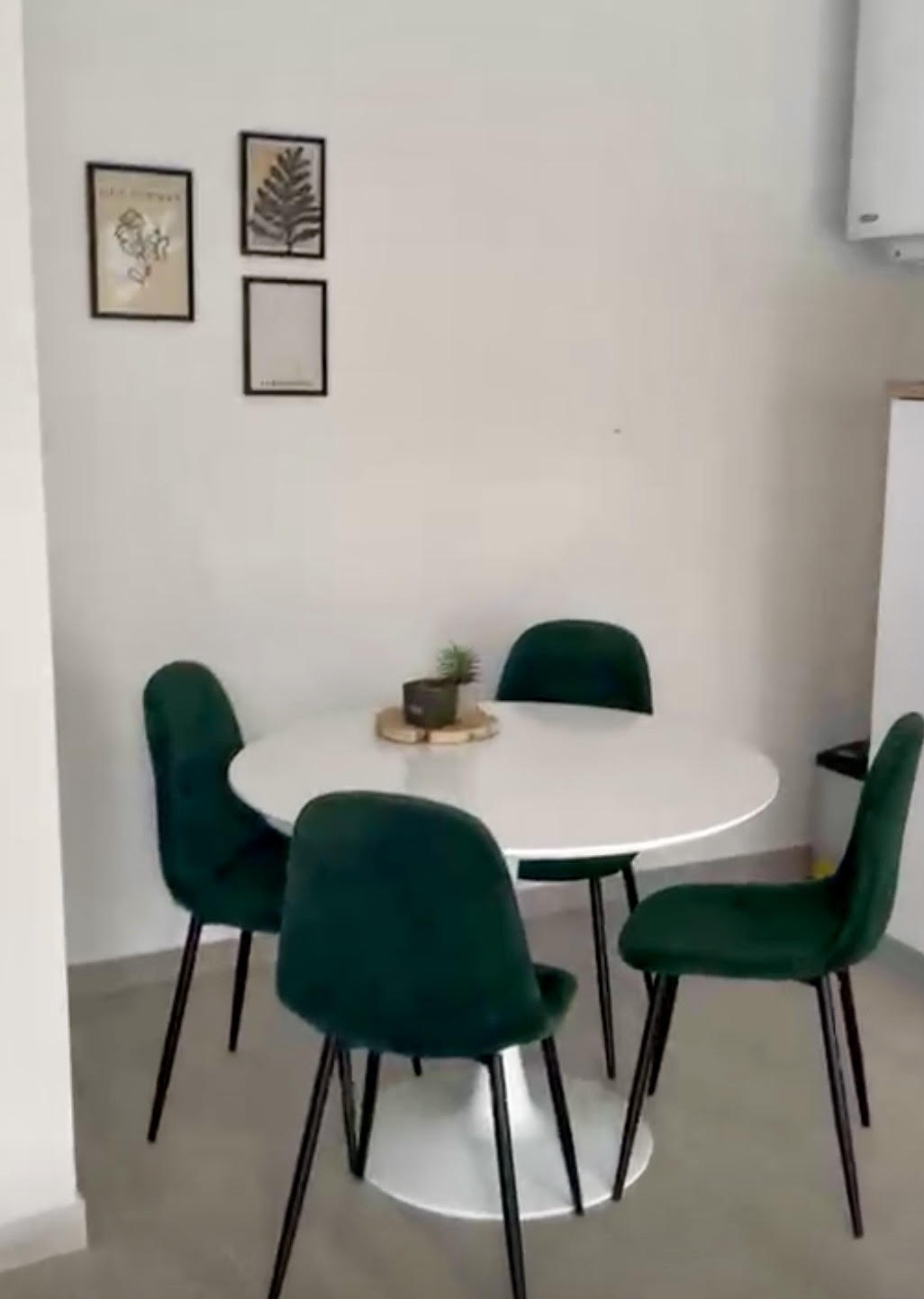 Keuken en eethoek van Appartement 2